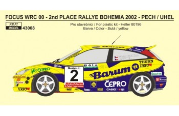 Decal – Ford Focus WRC  - Barum team 2002